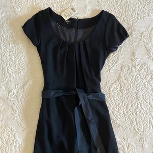 Navy Hobb’s dress from England! Cap sleeves and hits below the knee